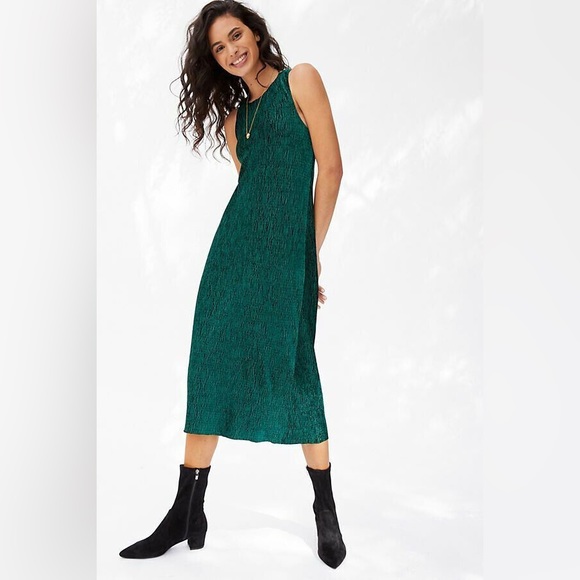 Anthropologie Maeve Velvet Midi Dress - Picture 2 of 6